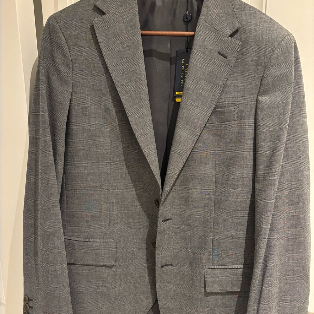 Men's Polo Ralph Lauren NWT Glen Plaid Suit - 38R